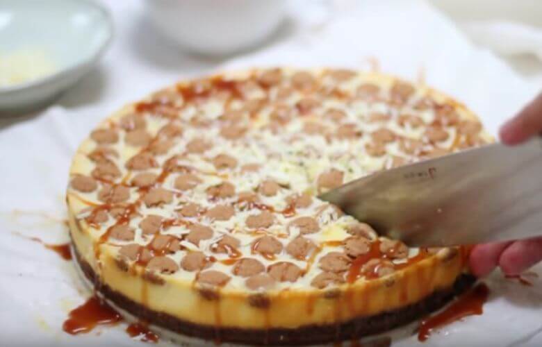 Recept cheesecake met kruidnoten en zoute karamel