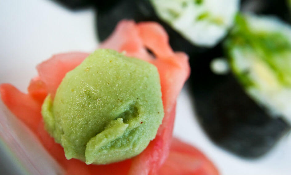Wist je dat? De groene pasta bij je sushi is helemaal geen wasabi!