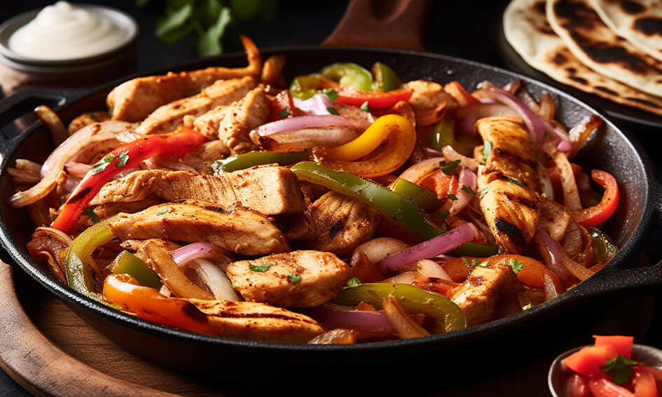 Recept zo maak je zelf Mexicaanse kip fajita’s
