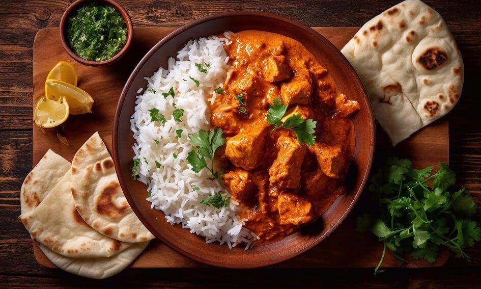 Kip curry met kokos en verse kruiden