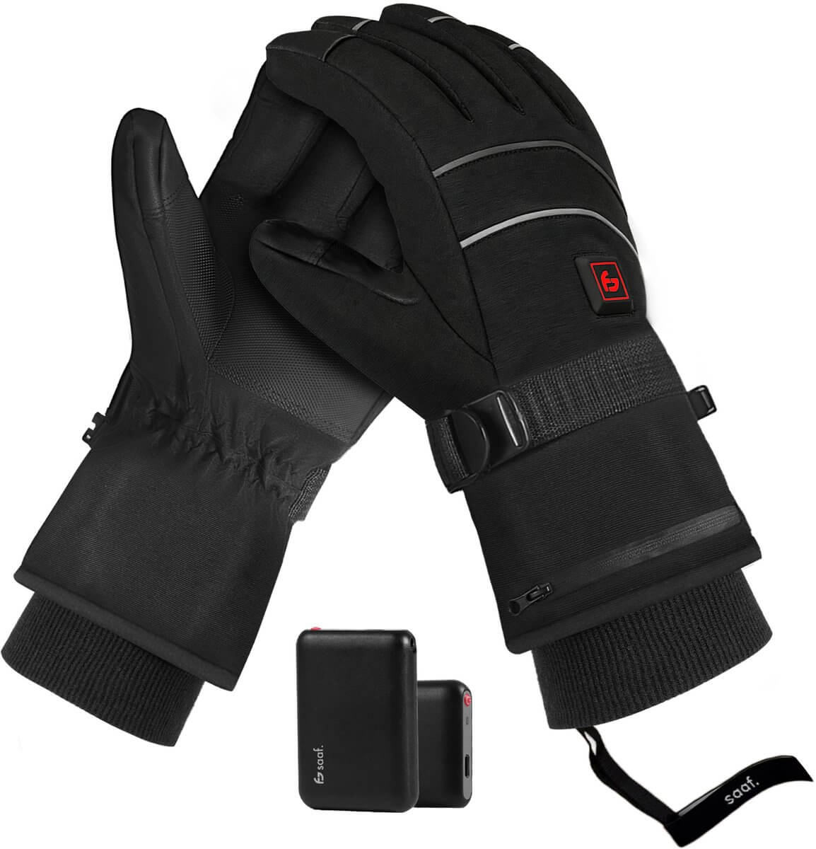 Verwarmde Elektrische Handschoenen Pro XL Water- en Windafstotend