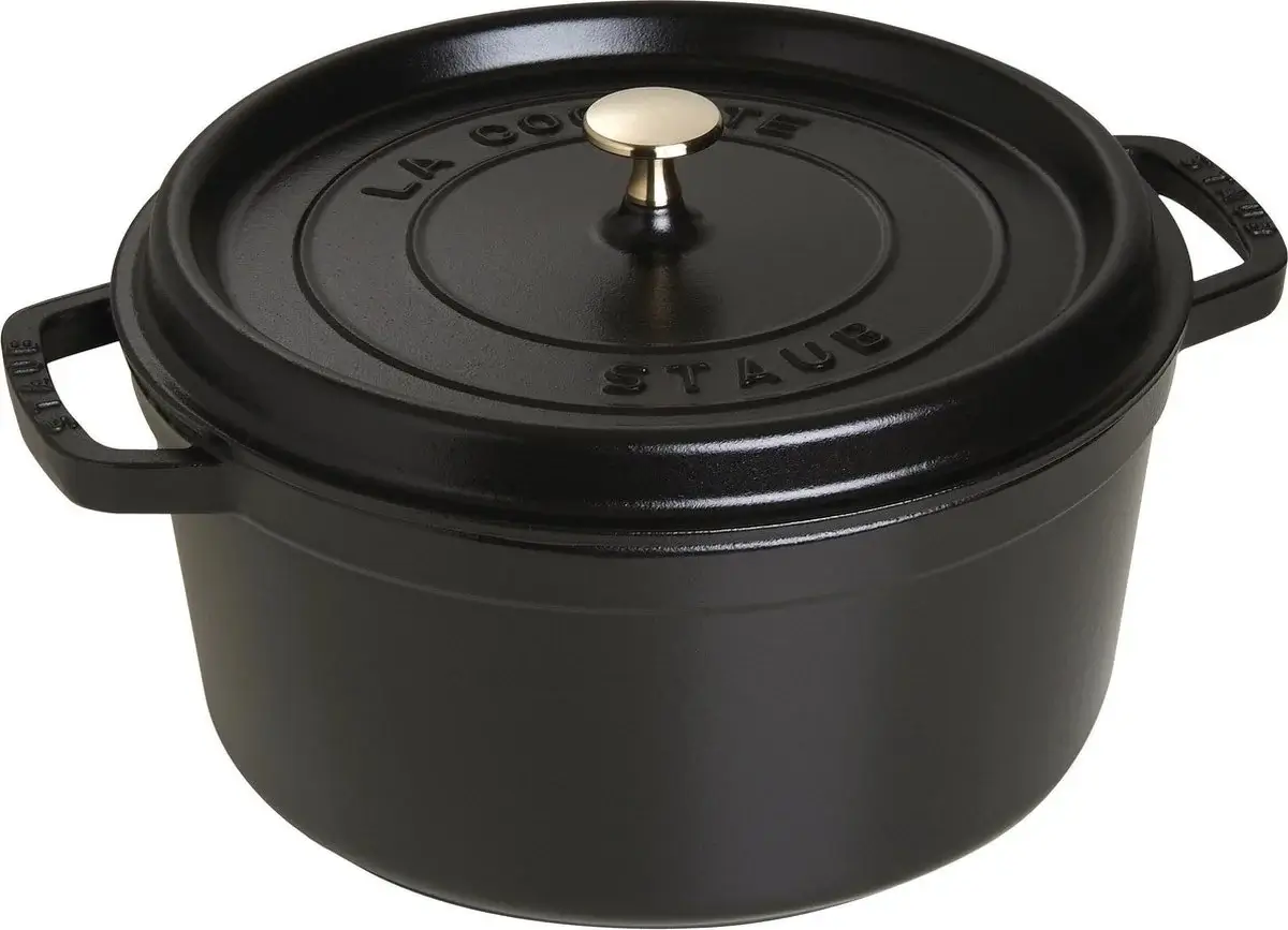 Staub Ronde Braadpan (Ø28 cm, Zwart)