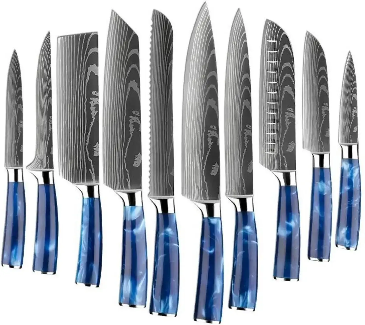 Master Knives Messenset (10-delig)
