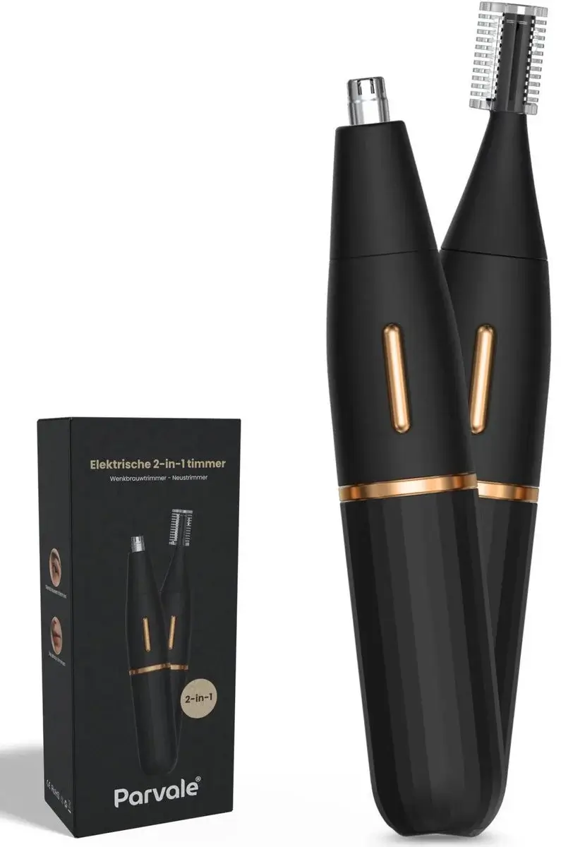 Parvale 2-in-1 Neustrimmer & Wenkbrauwtrimmer